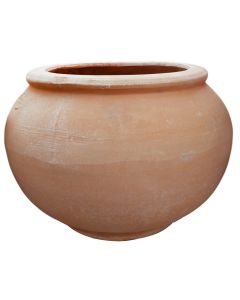 Circular flower vase, Dia. 75x H55cm, Terracotta, Ceramic