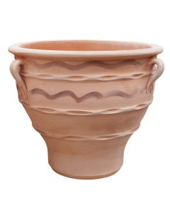Circular flower vase, Dia. 60x H55 cm, Terracotta, Ceramic