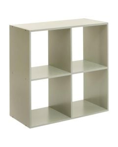 Children's shelf, Mix'n, 4 compartments, green, 63.6x30x63.6 cm, 1 piece