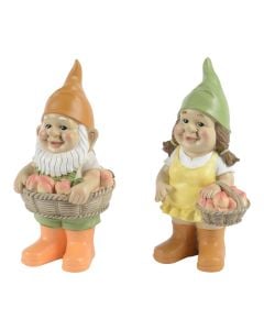 Garden decorations various, polyresin, L.11.5cm x W.11cm x H.23cm