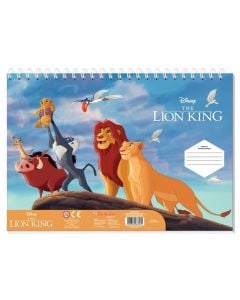 Fletore vizatimi, DKS, 23x33 cm, 40 faqe, Stickers, Lion King Simba, 1 copë
