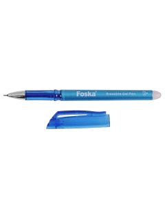 Gel pen with eraser, 0.5 mm, blue, 1 piece