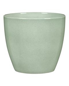 Flower vase, ceramic, light green, Ø16 xH92 cm