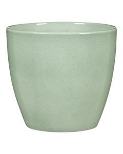 Flower vase, ceramic, light green, Ø19 xH92 cm