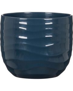 Flower vase, ceramic, Blue, Ø18 cm