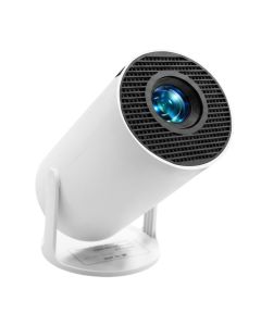 Video projektor, Ultra HD, Android, HY300, 1280×720p, Wi-Fi, rrethore, i bardhë, 1 copë