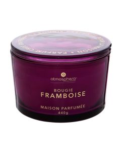 Aromatic candle with glass holder, forest fruit aroma, 440 g, D. 13 x D. 9 cm