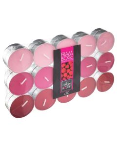 Scented candle with aluminum base, forest fruit aroma, D3.7 cm, set of 30 pieces
