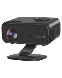 Video projektor, IRRADIO, Smart 600HD, 600 ANSI / 2000 Lumen, Full HD 1080p, 4K, Android 12 OS, gri e errët, 1 copë