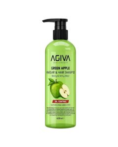 Hair shampoo, Agiva, for oil control, green apple vinegar, 400 ml, 1 piece