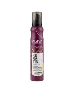 Hair mousse, Agiva, keratin complex, 200 ml, 1 piece