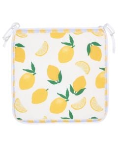 Chair cover, with lemon motifs, size 39x39cm, Polyester