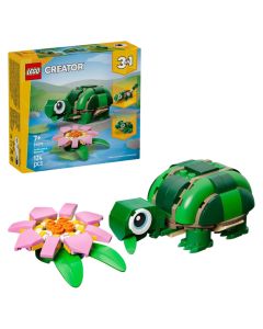 Lego, Creator, Turtle With a Water Lily Flower, 3 ne 1, +7 vjec, 1 copë