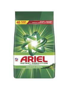 Detergjent pluhur për rrobat, Ariel, Mountain Spring, 2.6 kg, 40 larje, 1 copë