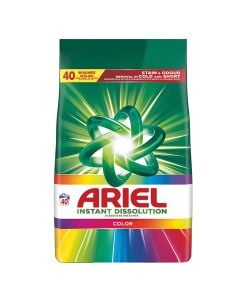 Detergjent pluhur për rrobat, Ariel, Color, 2.6 kg, 40 larje, 1 copë