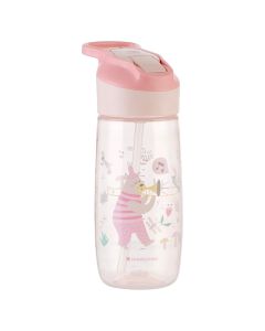Baby bottle, Kikka Boo, Music Fest, silicone spout, 450 ml, pink, 1 piece