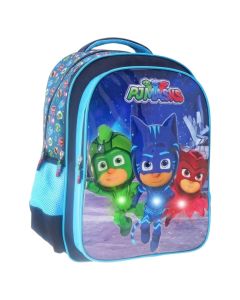 Cantë shkolle, PJ Masks, 3 xhepa, 32x43x18 cm, mikse, 1 copë
