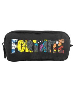 Kuletë për lapsa, Fortnite, 2 zinxhirë, 21x6x9 cm, e zezë, 1 copë