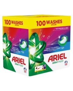 Detergjent kapsulë për rrobat, Ariel, Color, 100 kapsula, 1 pako
