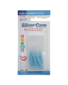 Interdental brush, Silver Care, size 4, 1.3 mm, large, 1 piece