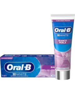 Toothpaste, Oral B, 3D WHITE, Bianco Perla, 75 ml, 1 piece