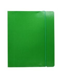 View folder with elastic band 4.5 cm, green