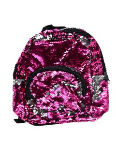 Backpack with sequins, textile and plastic, 25x27 cm, miscellaneous, 1 piece