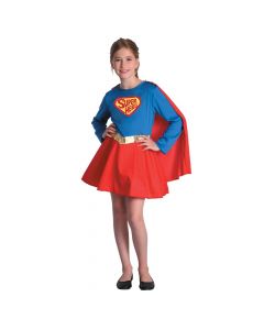 Kostum Halloween per femra , "Hero,L", blu-kuqe