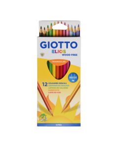 Fila Pencils with colored Giotto Elios Tri 3.3mm (12)