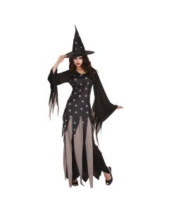 Kostum Halloween për femra,"Black witch", S, black