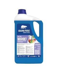Detergjent likuid per rroba me ngjyra, Sanitec, Orchide, 5 kg, 1 cope