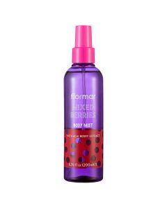 Mixed Berries body mist, Flormar, plastic, 200 ml, red and purple, 1 piece