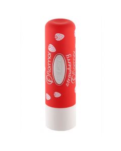 Balsam për buzët me luleshtrydhe, Flormar, plastikë, 4.5 ml, e kuqe, 1 copë