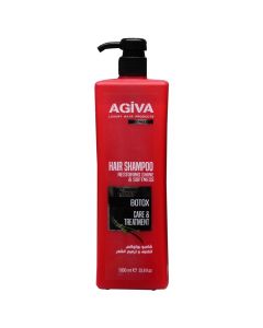 Hair conditioner, Agiva, plastic, 1000 ml, red, 1 piece