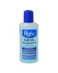 Nail polish remover, Agiss, plastic, 125 ml, blue, 1 piece