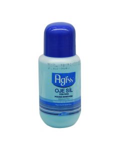 Nail polish remover, Agiss, plastic, 100 ml, blue, 1 piece