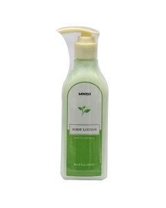 Krem trupi hidratues Green Tea, Miniso, plastikë, 250 ml, e gjelbër, 1 copë