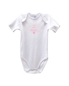 Newborn babies bodysuit, cotton, 45x25 cm, white, 1 piece