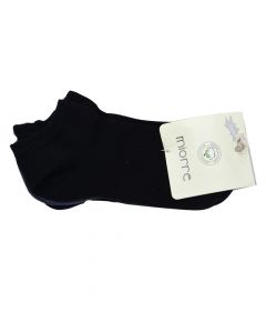 Men's socks, Miorre, cotton and elastane, standard, black and blue, 3 pairs