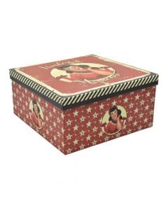 Gift boxes, with decor, christmas, red