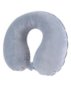 Travel pillow set, Miniso, polyester and elastane, 30x49 cm, gray, 1 piece