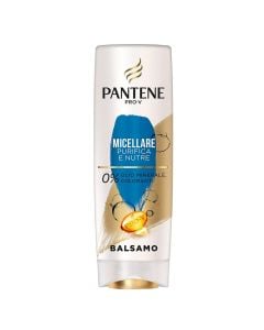 Balsam për flokët me ujë mineral, Pantene, plastikë, 180 ml, e bardhë, blu dhe gold, 1 copë
