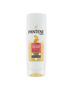 Hair conditioner for dyed hair, Pantene, plastic, 180 ml, white, red and gold, 1 piece