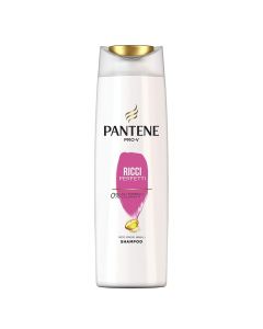 Shampoo for curly hair, Pantene, plastic, 225 ml, white and pink, 1 piece