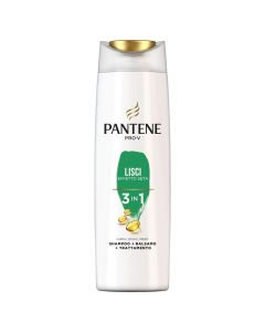 3 in 1 shampoo for straight hair, Pantene, plastic, 225 ml, white and green, 1 piece