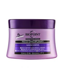 Hair mask for curly hair, Biopoint, plastic, 250 ml, purple, 1 piece