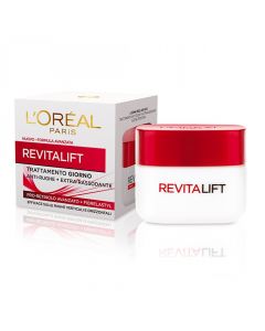Krem rigjenerues për trajtimin e fytyrës gjatë ditës Revitalift, L'Oreal, plastikë, 50 ml, e kuqe, 1 copë