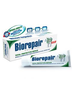 Pastë dhëmbësh mbrojtëse, Biorepair, plastikë, 75 ml, e bardhë dhe e gjelbër, 1 copë