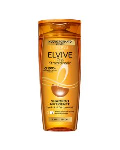 Nourishing hair shampoo Elvive, L'Oreal, plastic, 285 ml, orange, 1 piece