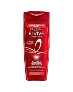 Protection shampoo for dyed hair Color Vive, Elvive, L'Oreal, plastic, 285 ml, red, 1 piece